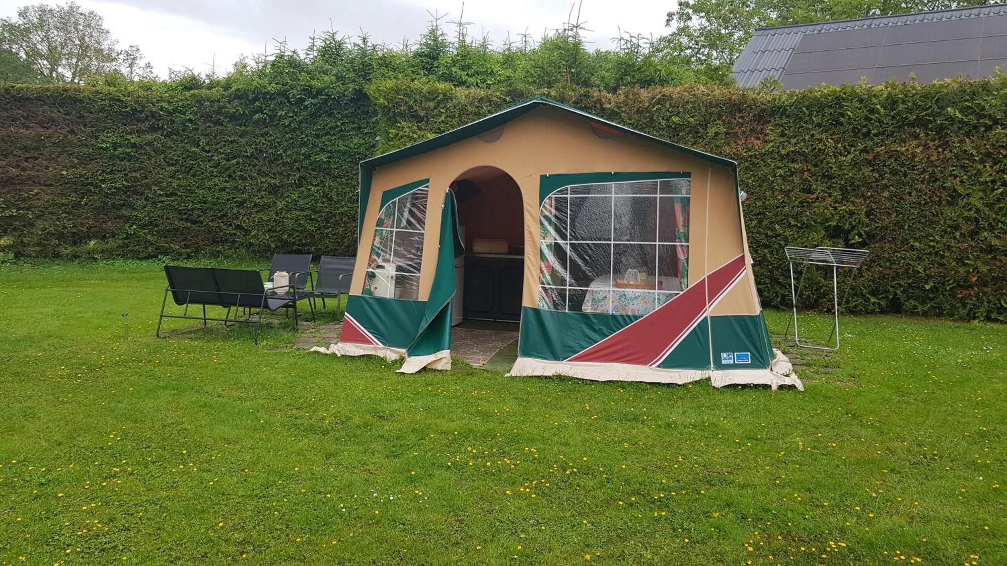 Hotel Basic Ingerichte Vouwwagen Op Camping Westenenk, Wijster Zewnętrze zdjęcie